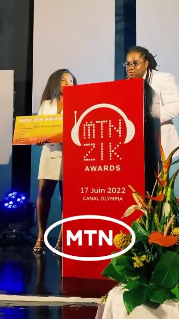 MTN ZiK Awards : Maahlox témoigne sa reconnaissance à MTN